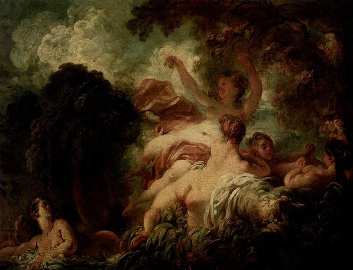 Jean-Honore Fragonard Badende oil painting picture